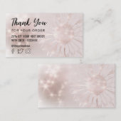 carte de remerciements de tournesol (Devant / Derrière)