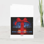 Carte de remerciements de tuyau d'orgue (Dos)