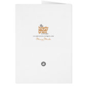 carte de remerciements de vache "Moochas Gracias" (Dos)