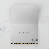 Carte de remerciements de voiture Gold Race (Intérieur)