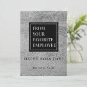 Carte De Remerciements De votre employé préféré Funny (Debout devant)