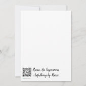 Carte De Remerciements Décongélation du soleil (Dos)