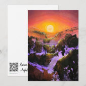 Carte De Remerciements Décongélation du soleil (Devant / Derrière)