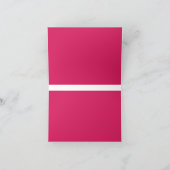 Carte De Remerciements Découvrez l'élégance de l'Arrière - plan rose (Intérieur)