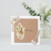 Carte de remerciements d'écran (Debout devant)