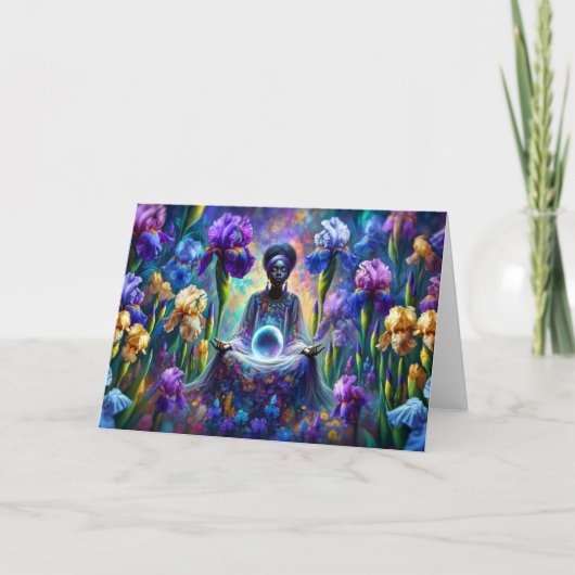 Carte De Remerciements Déesse mystique Oracle (Devant)