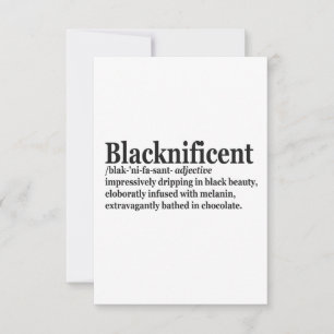 Carte De Remerciements Définition Blacknificent Pro Mois de l'histoire de