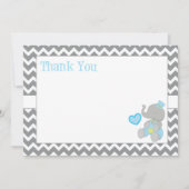 Carte de remerciements d'éléphant (Devant)