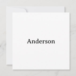 Carte De Remerciements Delete Text Replace Own Design 5.25" Squared