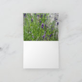 Carte De Remerciements Délice de lavande (Intérieur)