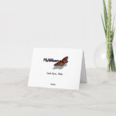 Carte De Remerciements Denali Express Alaska Train Vacation Photographie (Dos)