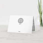 Carte De Remerciements Dentelle en céramique Gris (Dos)