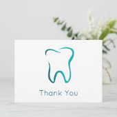 Carte De Remerciements Dentistère dentaire Image Médicale (Debout devant)