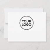 Carte de remerciements d'entreprise/emballage (Dos)