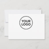 Carte de remerciements d'entreprise/emballage (Dos)