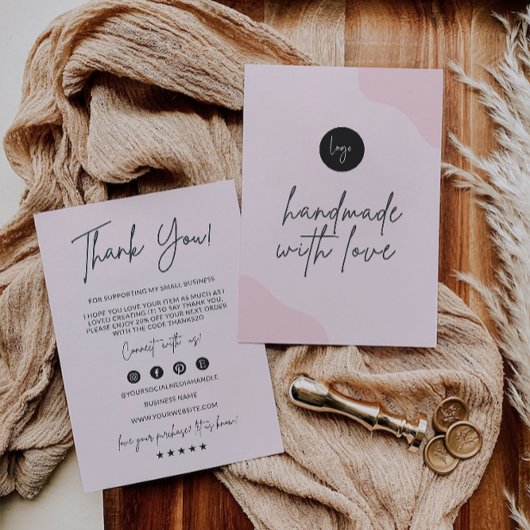 Carte de remerciements d'entreprise imprimable