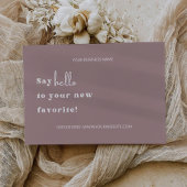 Carte de remerciements d'entreprise rétro