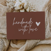 Carte de remerciements d'entreprise rétro