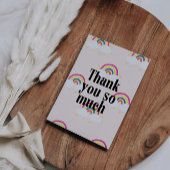 Carte de remerciements d'entreprise rétro