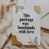 Carte de remerciements d'entreprise rétro