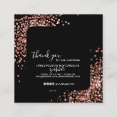 Carte de remerciements d'entretien des bougies Ajo (Dos)