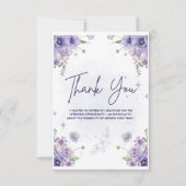 Carte de remerciements d'entrevue de travail (Devant)