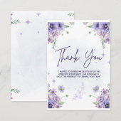 Carte de remerciements d'entrevue de travail (Devant / Derrière)