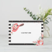 Carte de remerciements Derby Fête des mariées Port (Debout devant)