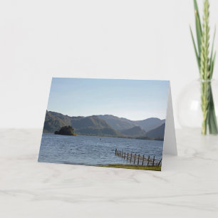 Carte De Remerciements Dergone Water Lake District Cumbria Angleterre