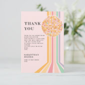 Carte De Remerciements Dernière fête de la Rétro Danse (Debout devant)