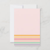 Carte De Remerciements Dernière fête de la Rétro Danse (Dos)