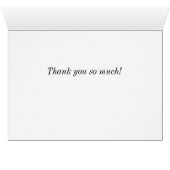 Carte de remerciements des arbres de la voie lacté (Intérieur Horizontal (Bas))