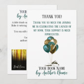 Carte de remerciements des ballons de la partie de (Devant / Derrière)