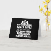 Carte de remerciements des infirmières d'accueil (Fleur jaune)