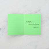 Carte de remerciements Des Mains Pile Neon Pour Le (Intérieur)