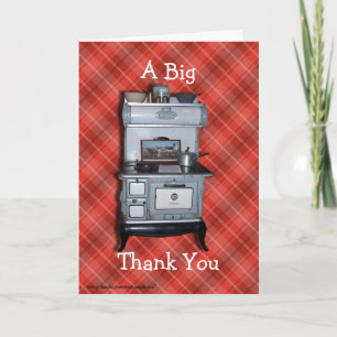 Carte De Remerciements Des mercis antiques de Cookstove - customisez
