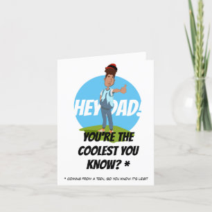 Carte De Remerciements Des pouces pour papa ! Fête des pères