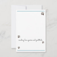 carte de remerciements des sources chaudes de love