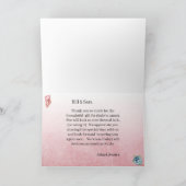 Carte de remerciements des tortues de mer (Intérieur)