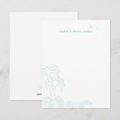 Carte de remerciements des vagues torrentielles -  (Devant / Derrière)