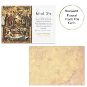 Carte De Remerciements Descente des funérailles inter-orthodoxes