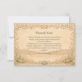 Carte De Remerciements Desert Botanical Birthday (Devant)