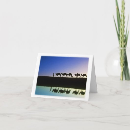 Carte De Remerciements Desert Journey (Devant)