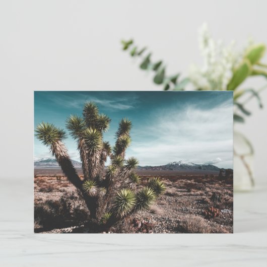 Carte De Remerciements Deserts | Cholla (Debout devant)
