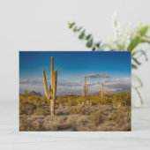 Carte De Remerciements Deserts | Superstition Mountains, Arizona (Debout devant)