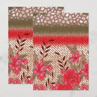 Design de tissu complexe avec motifs floraux