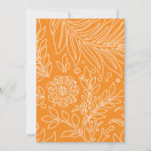 Carte De Remerciements Design floral 35 (Devant)