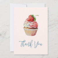 Dessert sucré à la fraise Cupcake