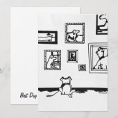 Carte De Remerciements Dessin de la meilleure ligne de chien par Willowca (Devant / Derrière)