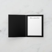 Carte De Remerciements dessin de trait élégant Bride Groom (Intérieur)